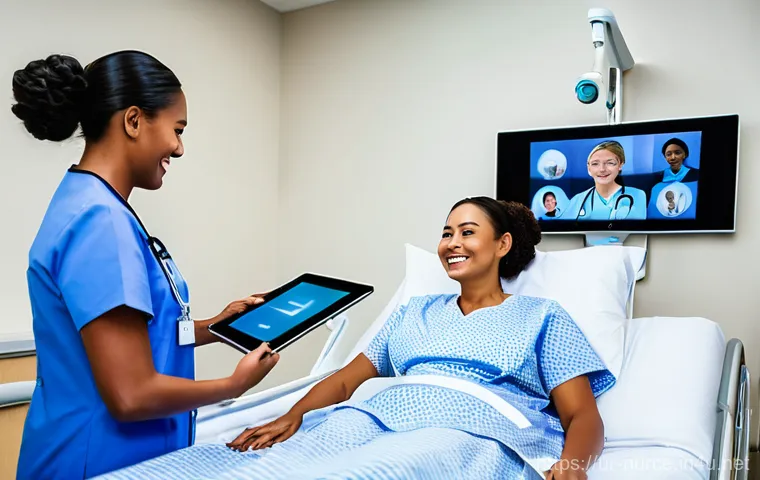 간호사 신규 채용 트렌드 - **Prompt 1: The Modern Nurse in a Tech-Integrated Healthcare Environment**
